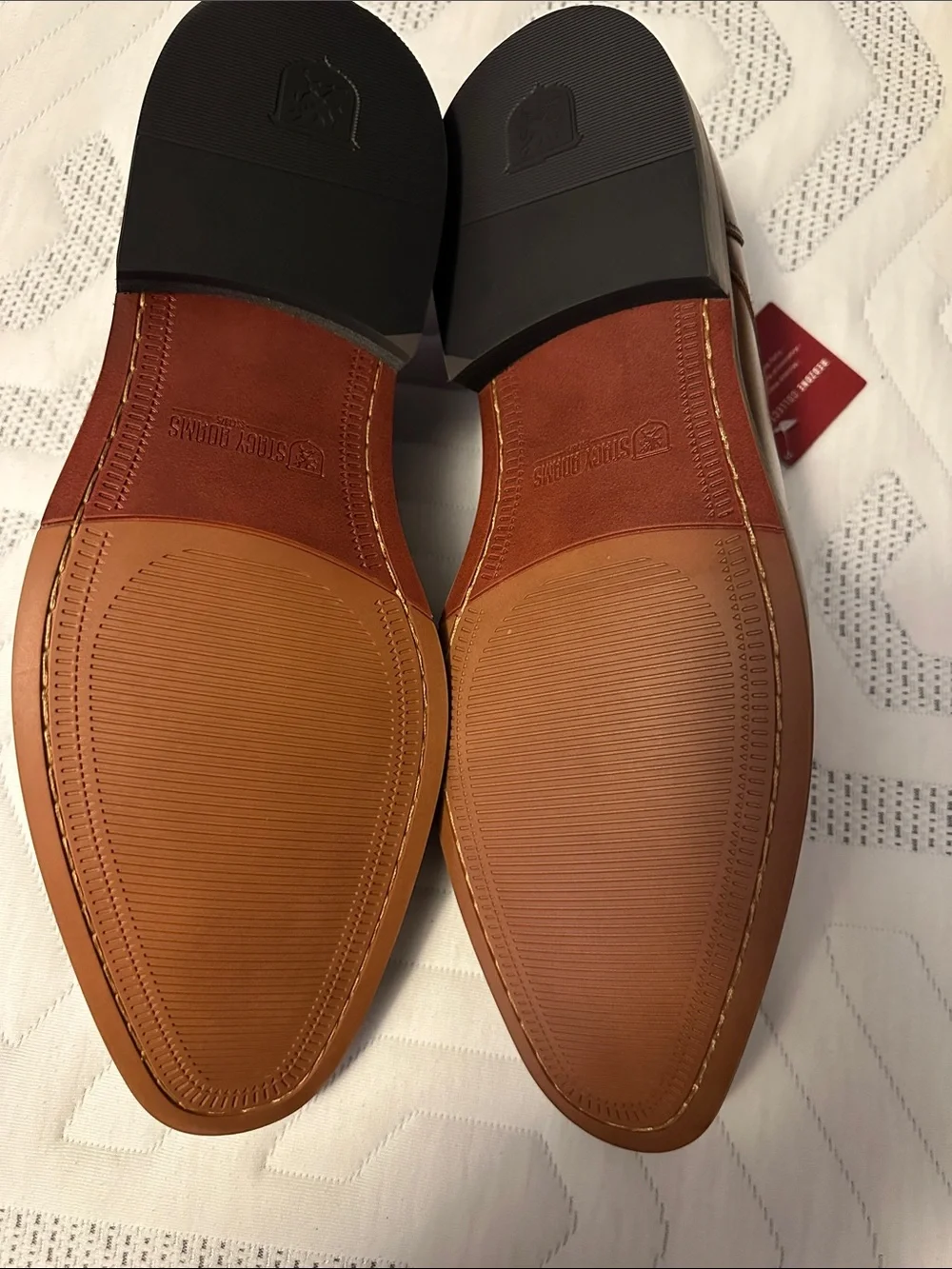 Stacy Adams Brown Leather Dress Lace-Up Oxfords